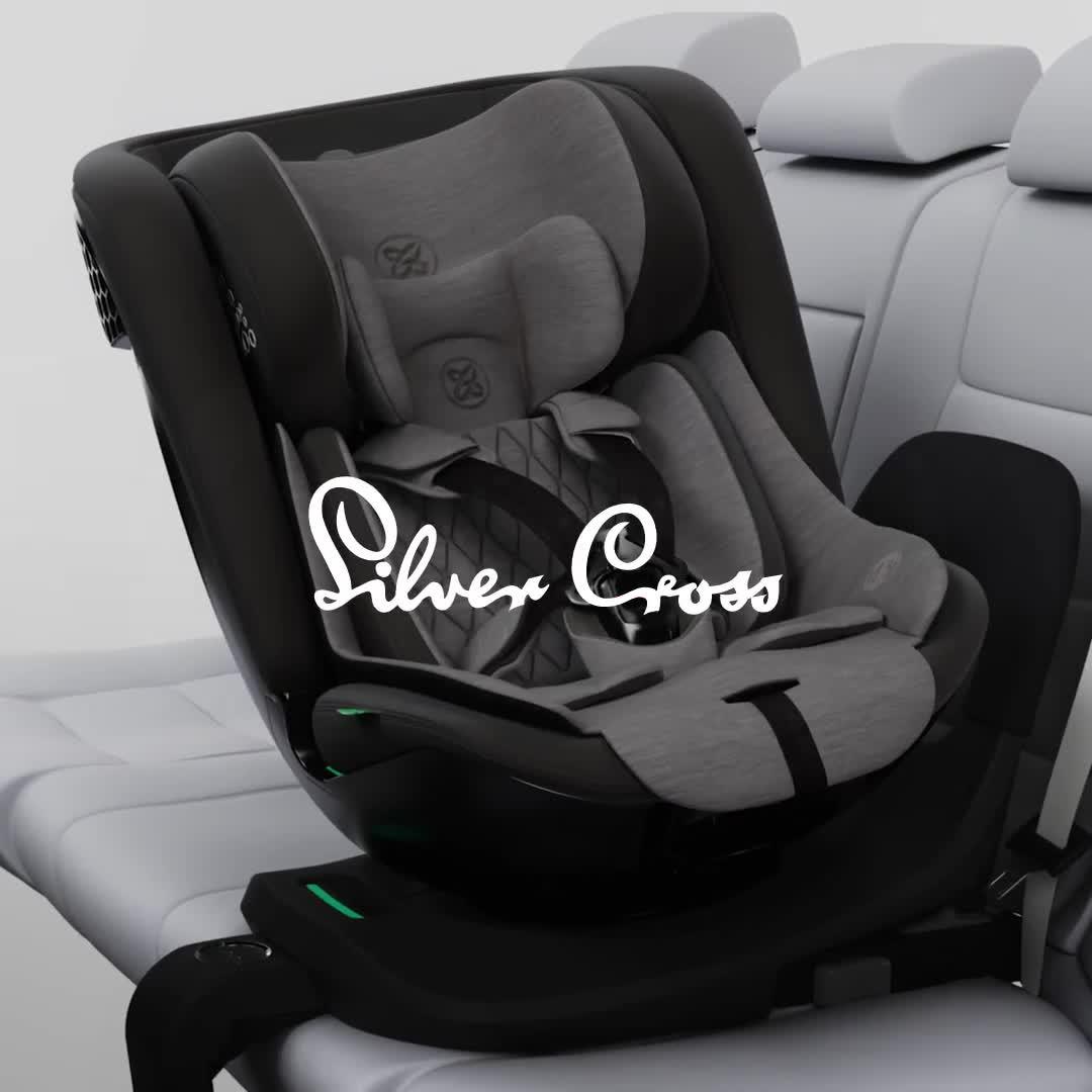 Video of silver-cross-motion-2-all-size-360-car-seat-almond