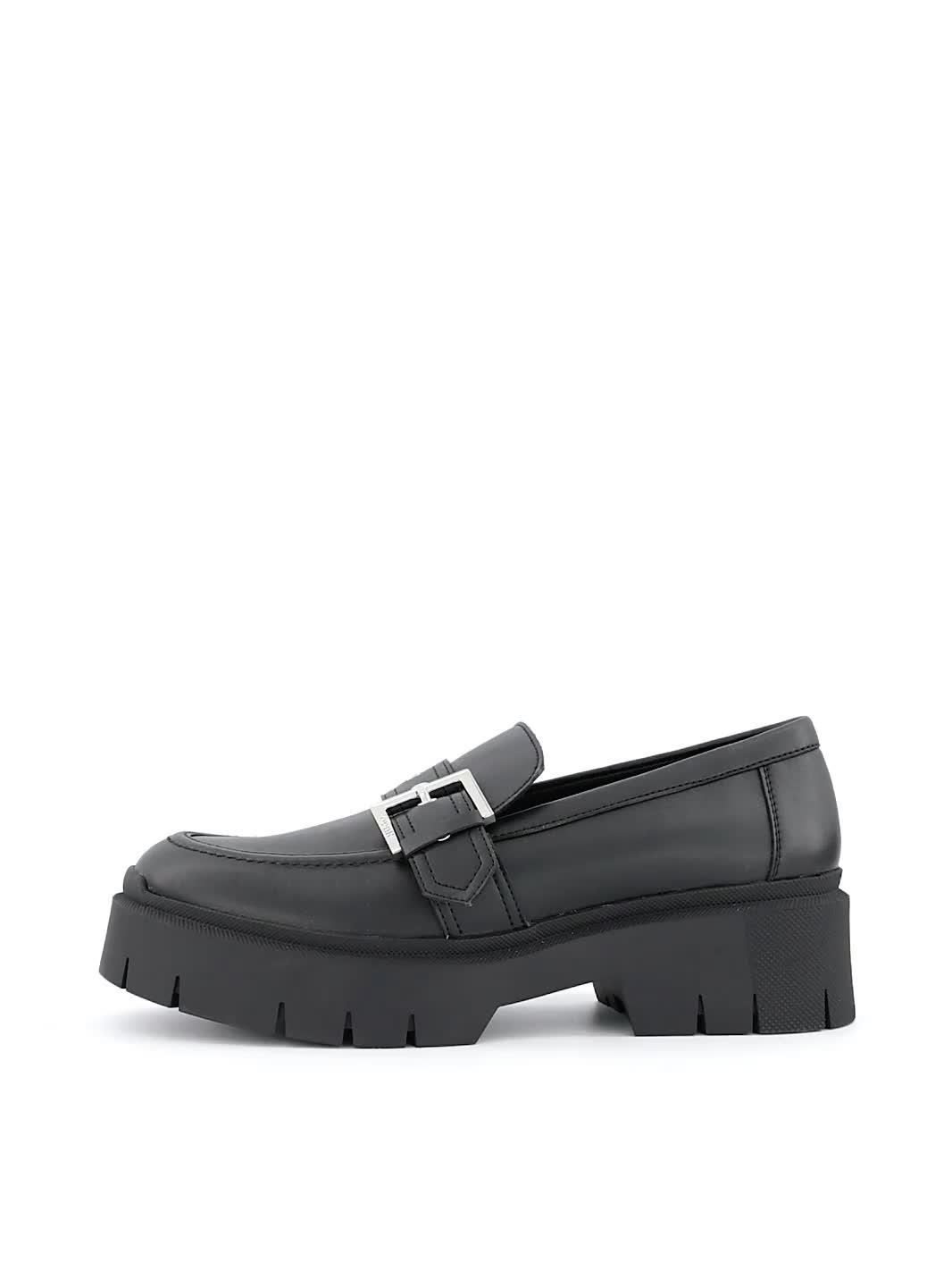 Video of hugo-kris-chunky-loafers-black
