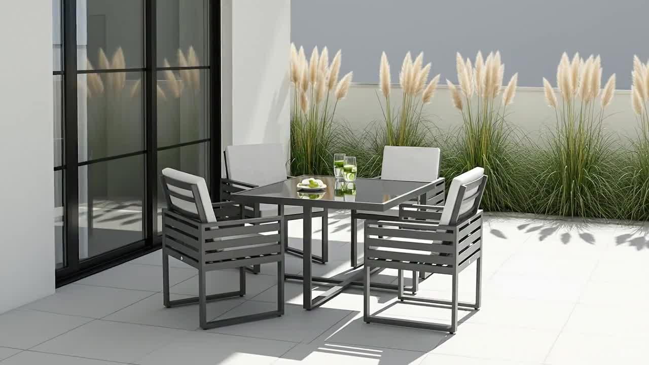 Image thumbnail 8 of 8 of The Very Collection Cuba 4 Seater Cube Set
