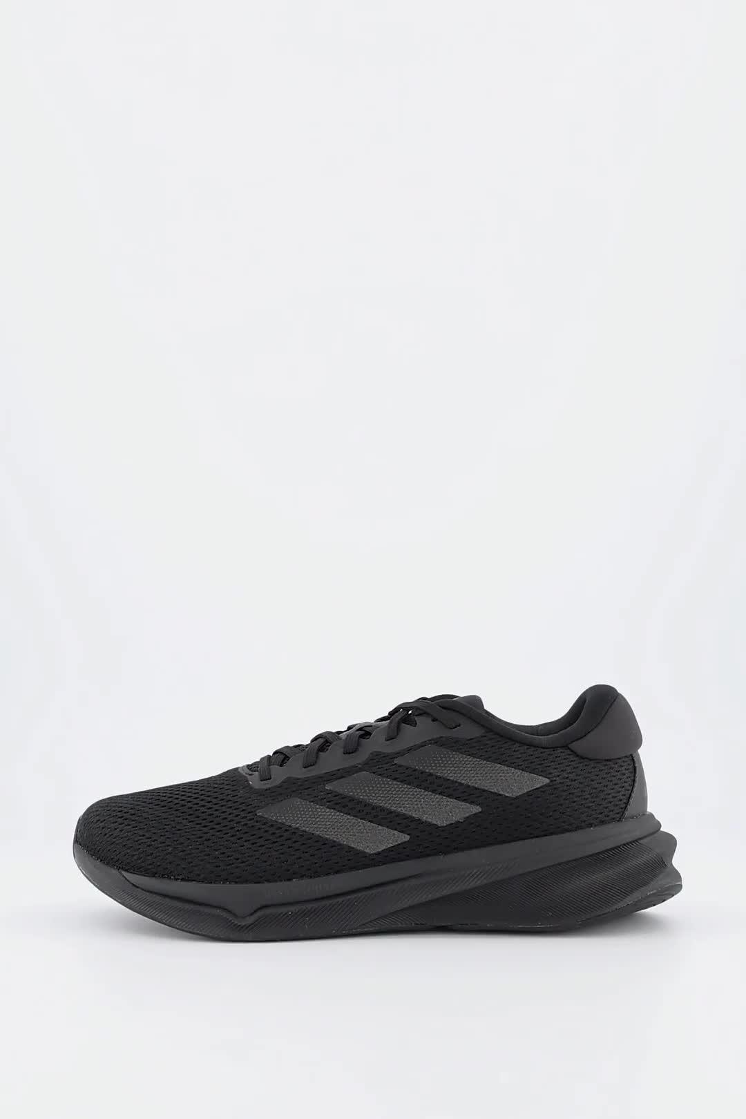 Video of adidas-mens-supernova-stride-running-shoes-black