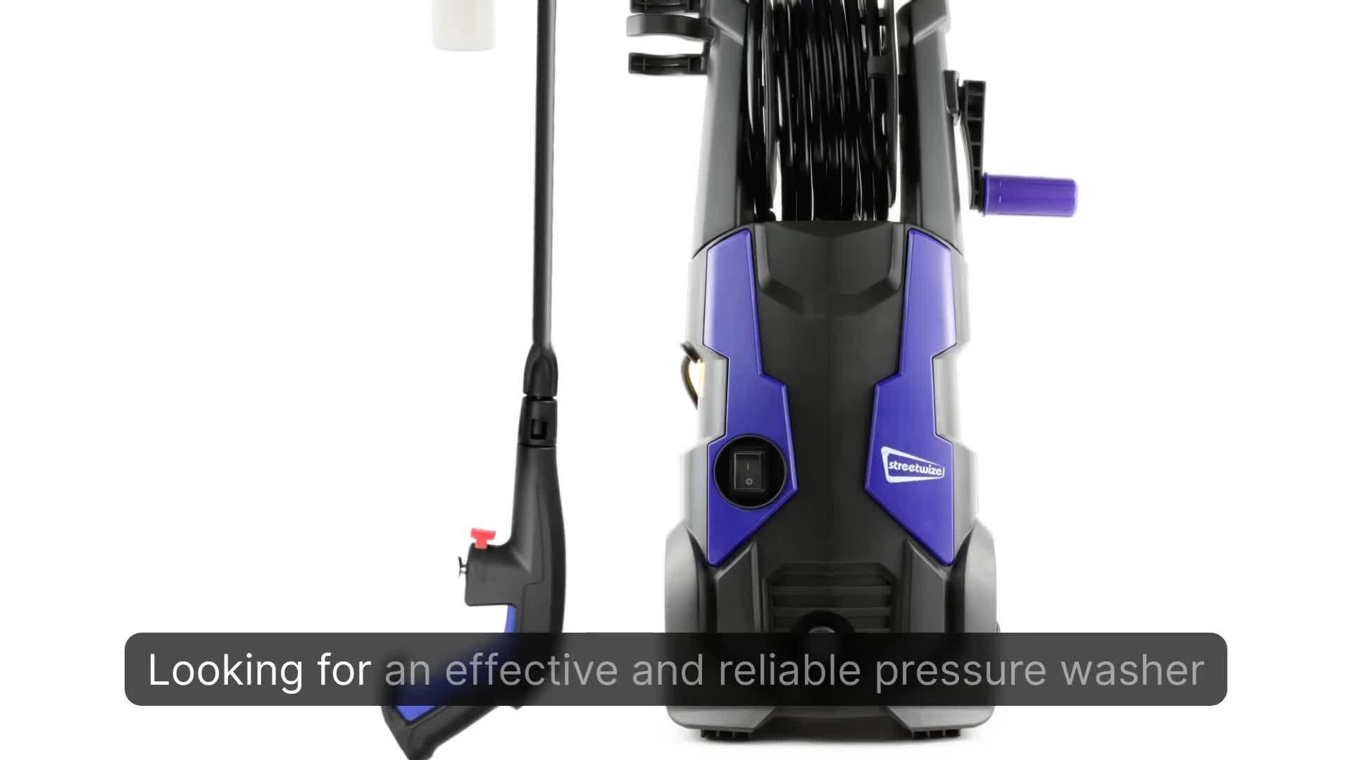 Video of streetwize-1900w-pressure-washer-with-accessory-kit
