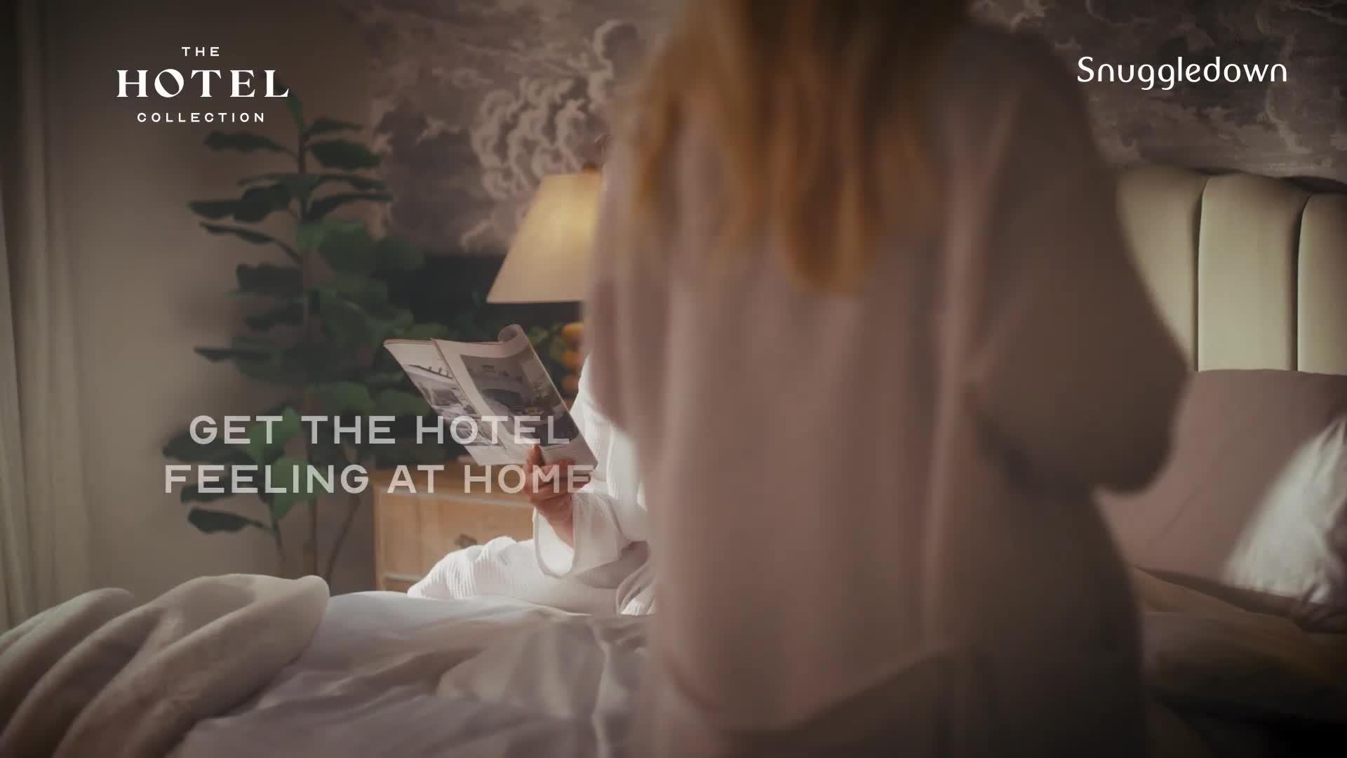 Video of snuggledown-of-norway-snuggledown-luxury-deep-fill-10cm-woven-mattress-topper