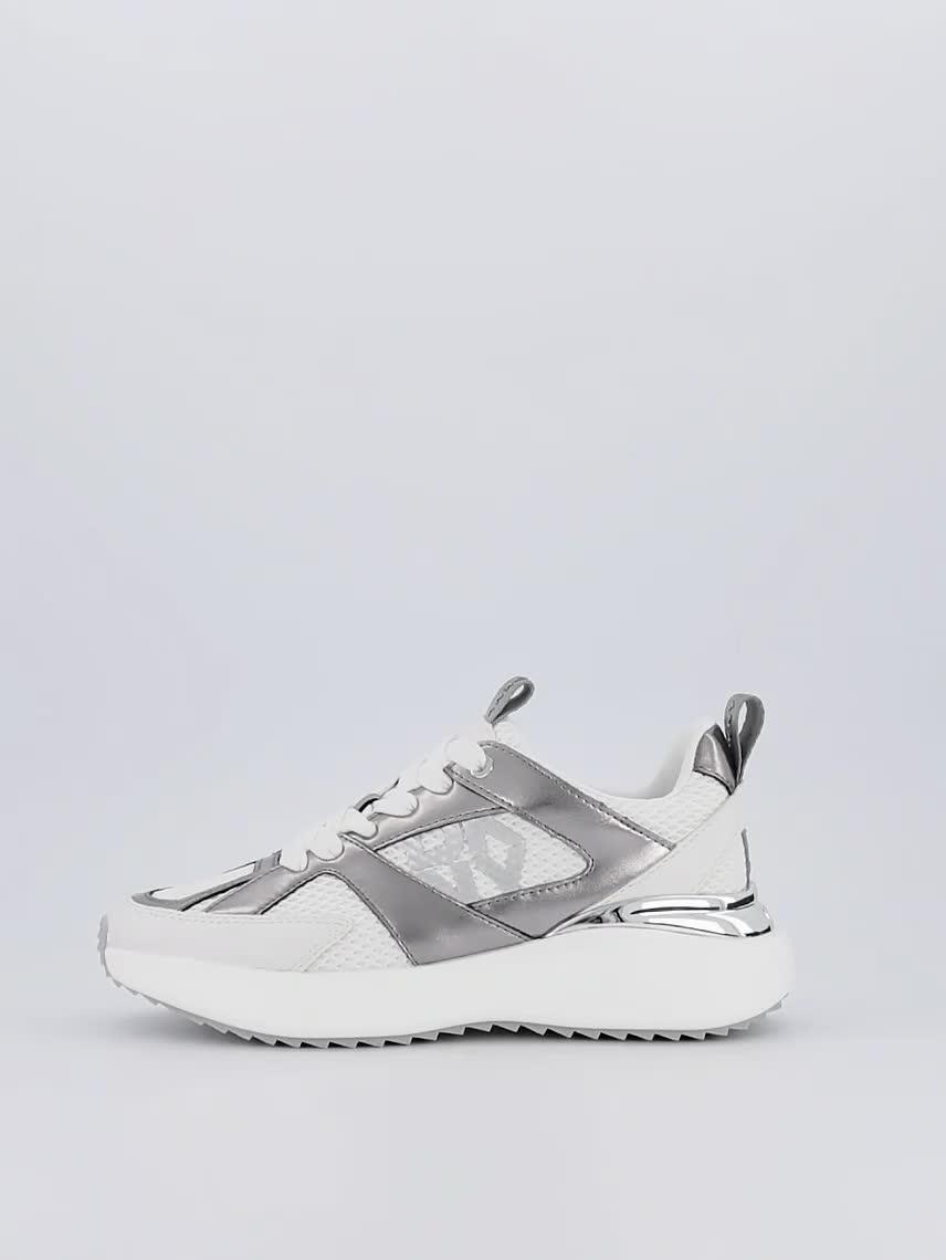 Video of dkny-zofi-lace-up-sneakers-white