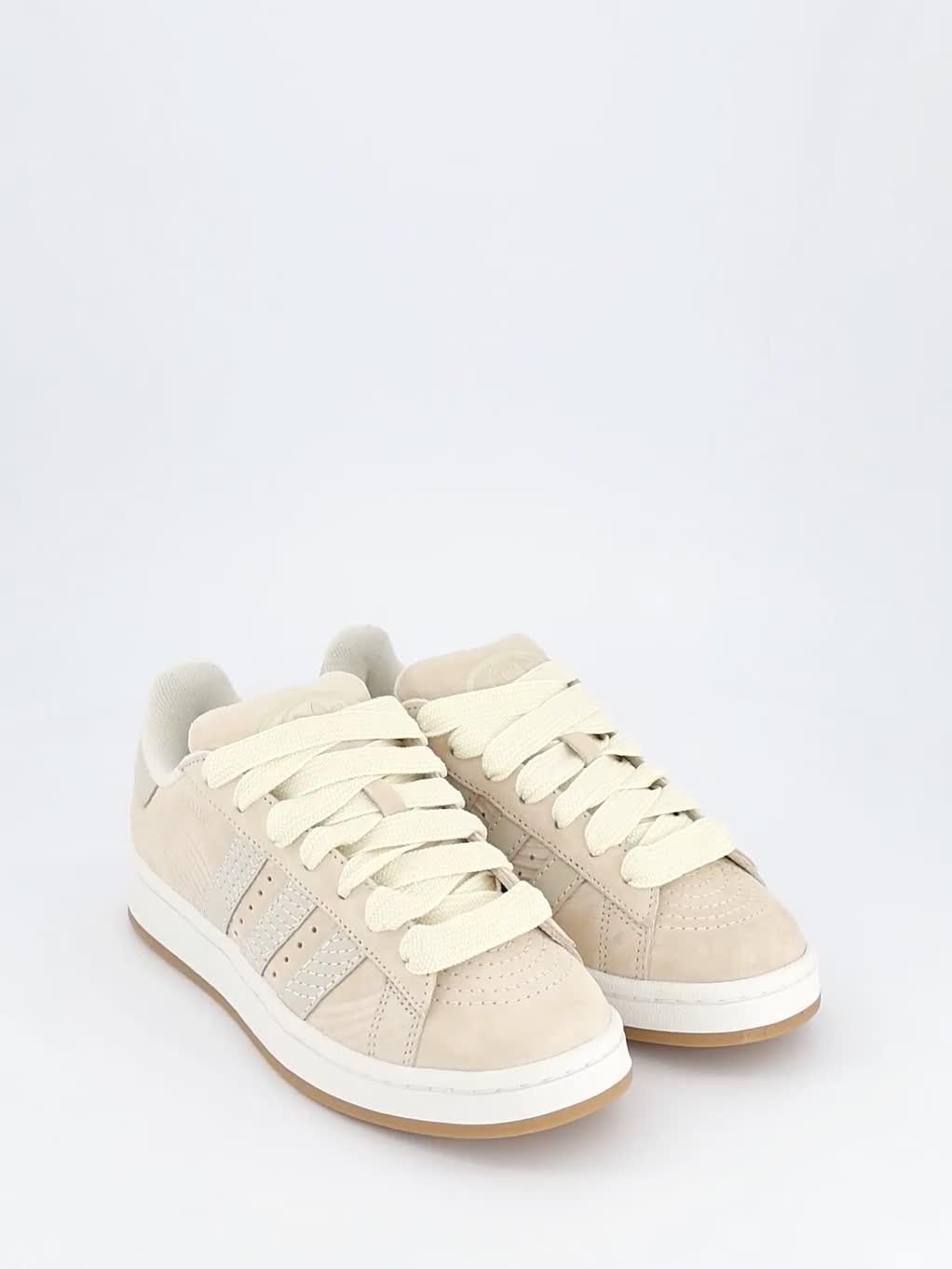 Video of adidas-originals-womens-campus-00s-trainers-white