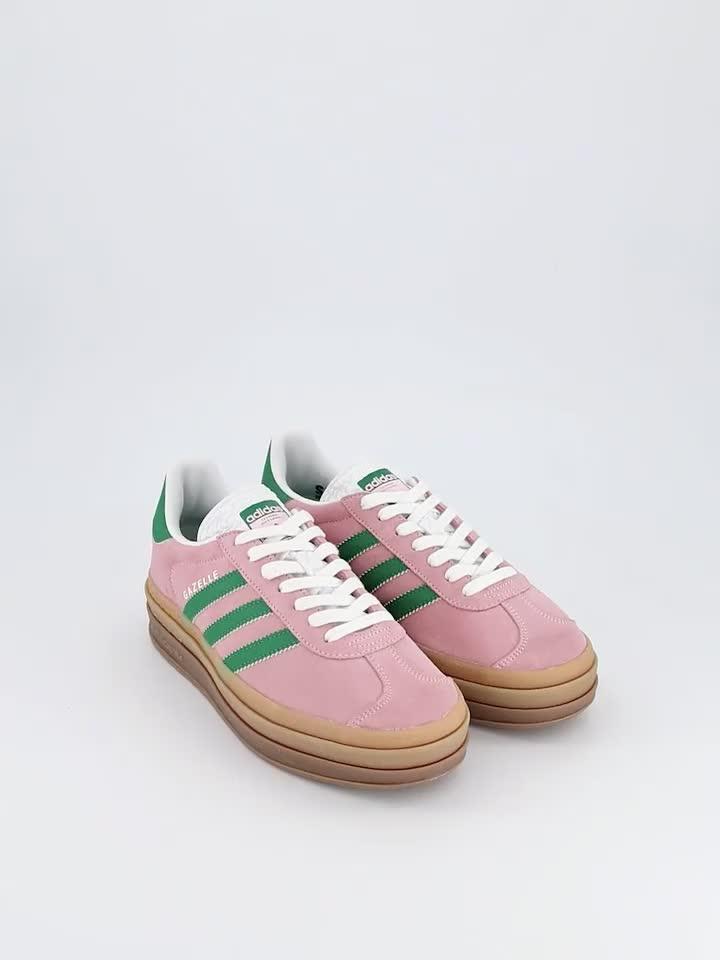 Video of adidas-originals-womens-gazelle-bold-trainers-pink