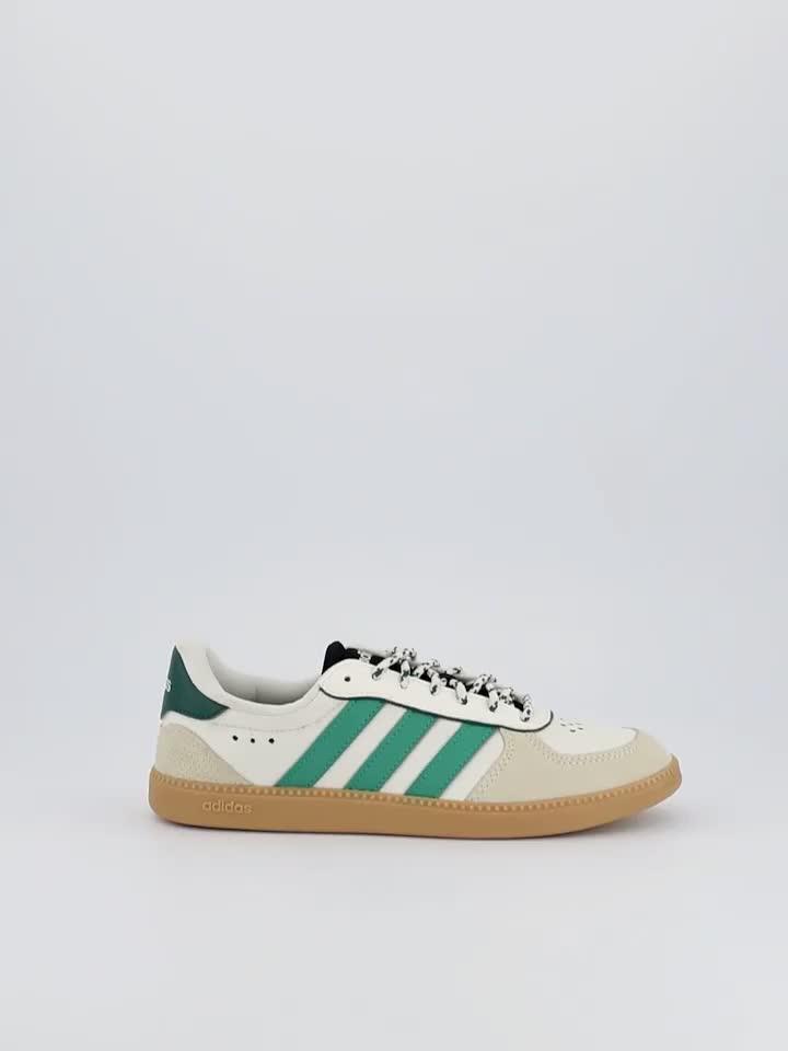 Video of adidas-sportswear-womens-breaknet-sleek-trainers-off-whitecourt-greenco-black