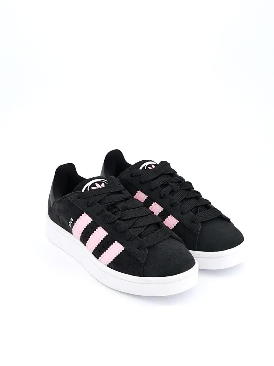 Video of adidas-originals-womens-campus-00s-trainers-black