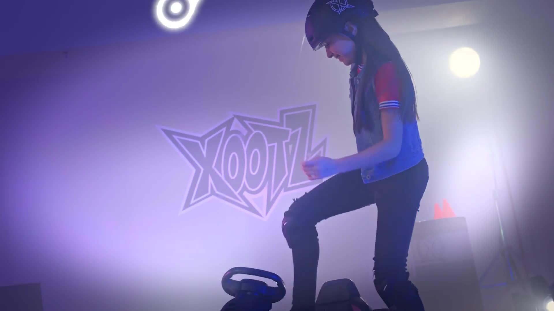 Video of xootz-kidsnbspcomet-electric-go-kart--nbspblack