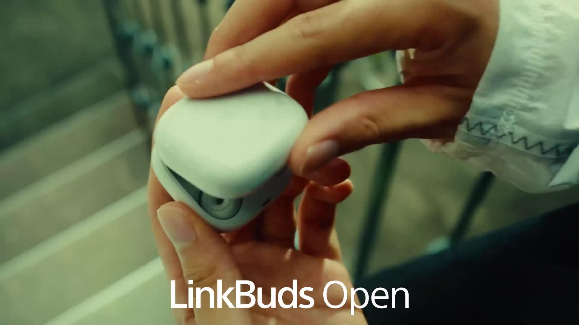 Video of sony-linkbuds-open-truly-wireless-bluetooth-open-ear-buds-transparent-sound-black