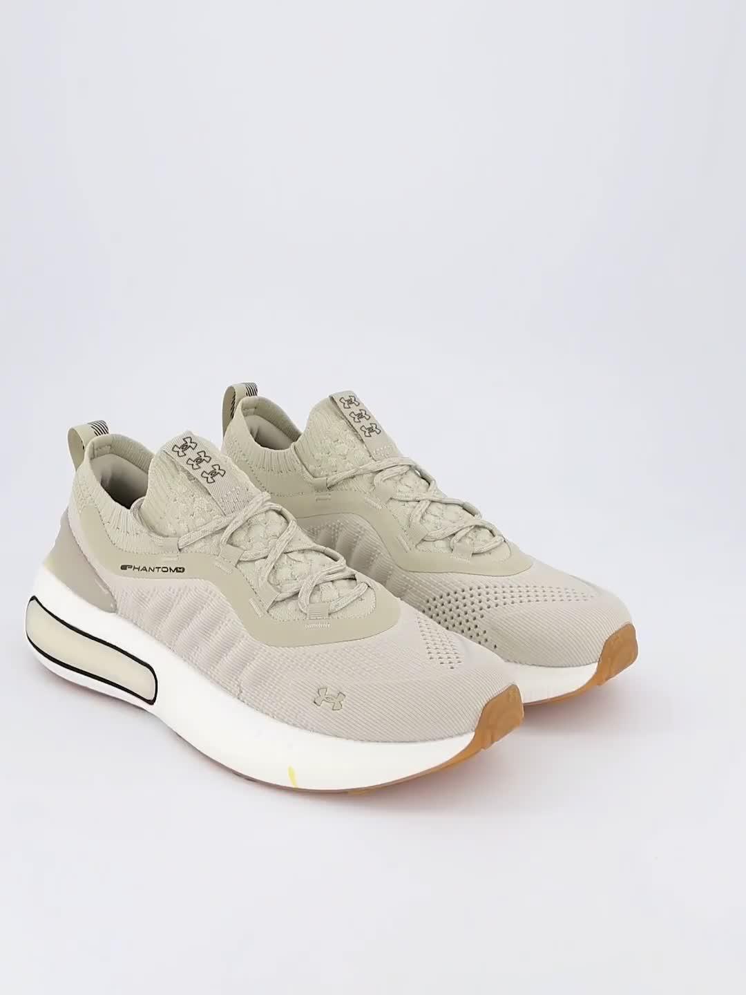 Video of under-armour-mens-phantom-4-trainers-beige