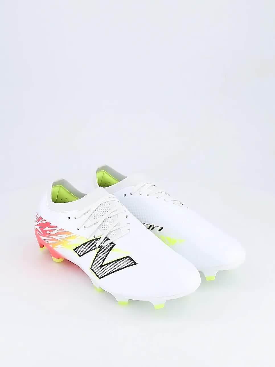 Video of new-balance-mens-furonv8-destroy-firm-ground-football-boots-white
