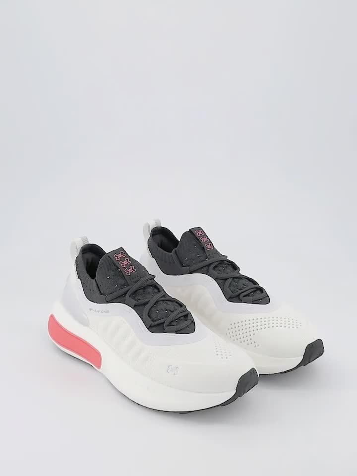 Video of under-armour-womens-phantom-4-trainers-white