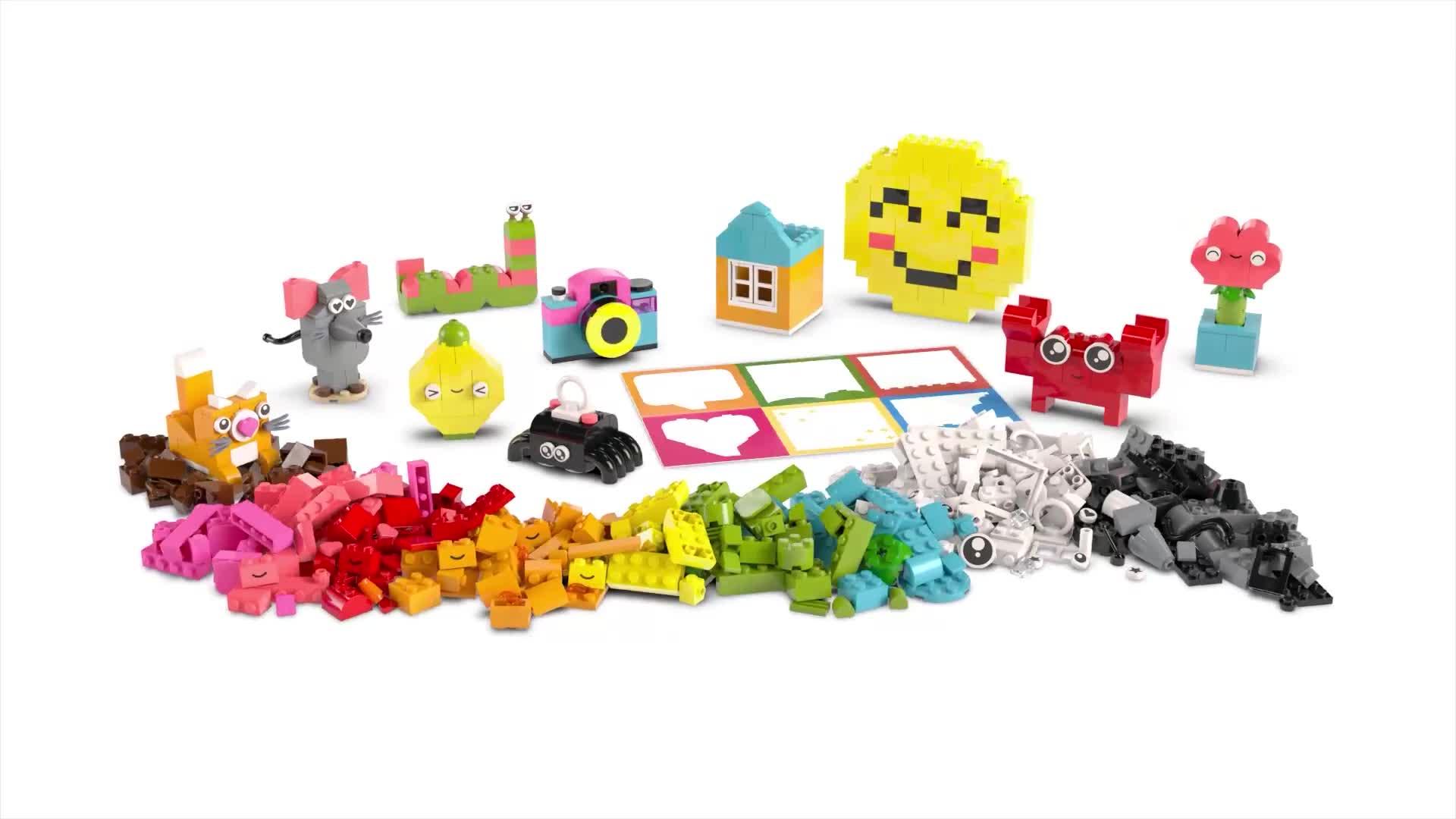 Video of lego-classic-creative-happy-box-building-toys-11042