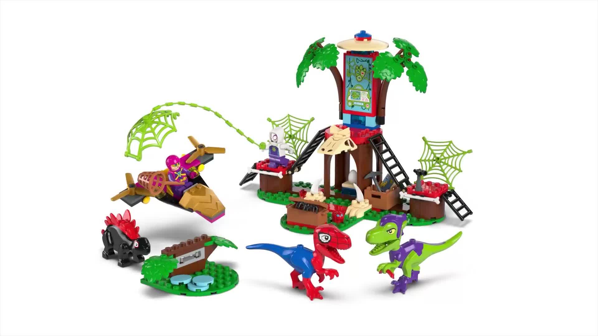 Video of lego-spiderman-spidey-and-gobbys-raptor-battle-at-tree-11200