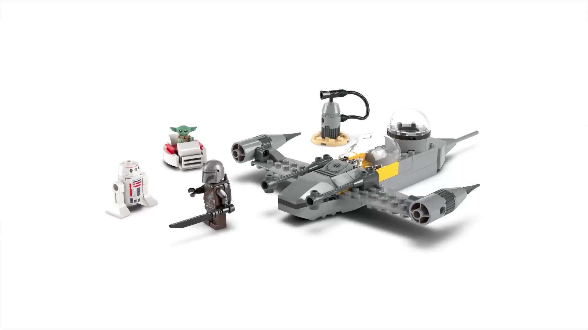 Image thumbnail 8 of 8 of LEGO Star Wars Mando and Grogu&rsquo;s N-1 Starfighter 75410