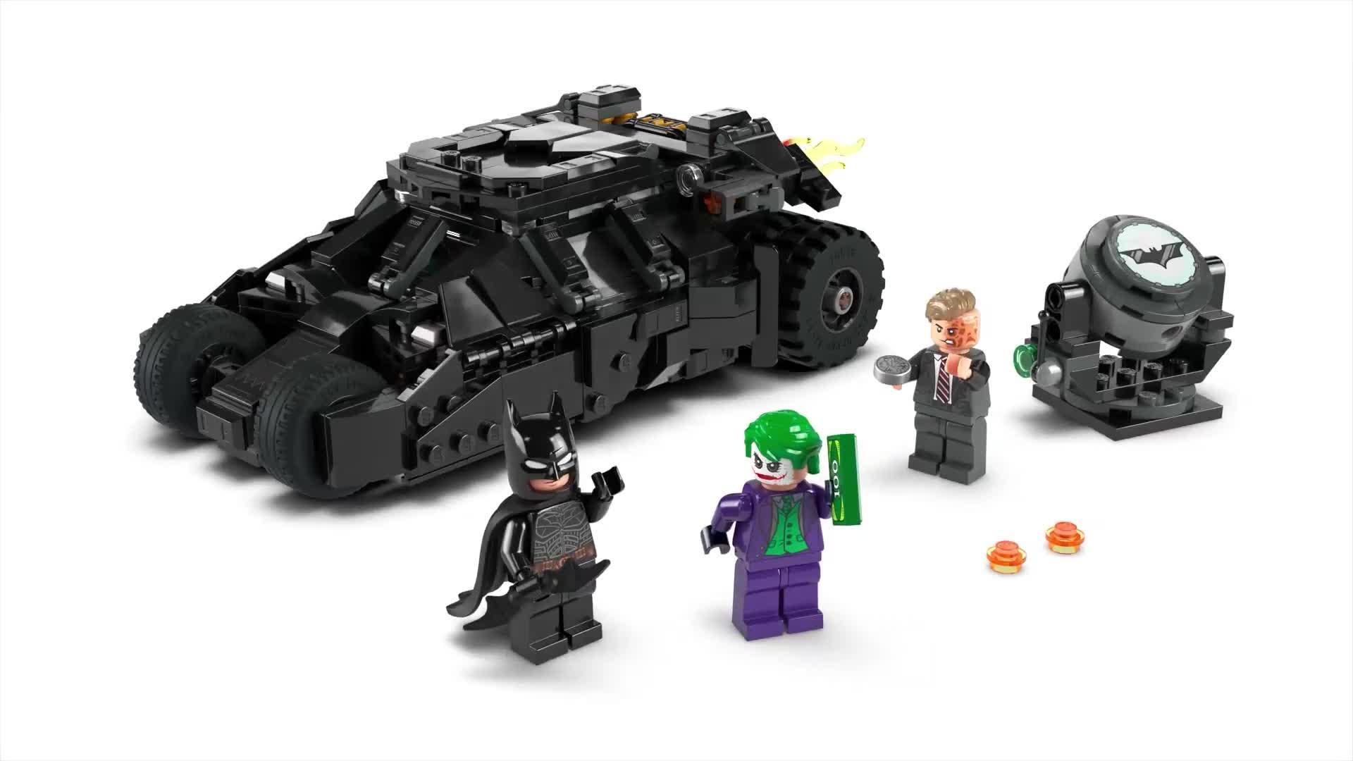 Video of lego-dc-super-heroes-batman-tumbler-vs-two-face-amp-the-joke-76303