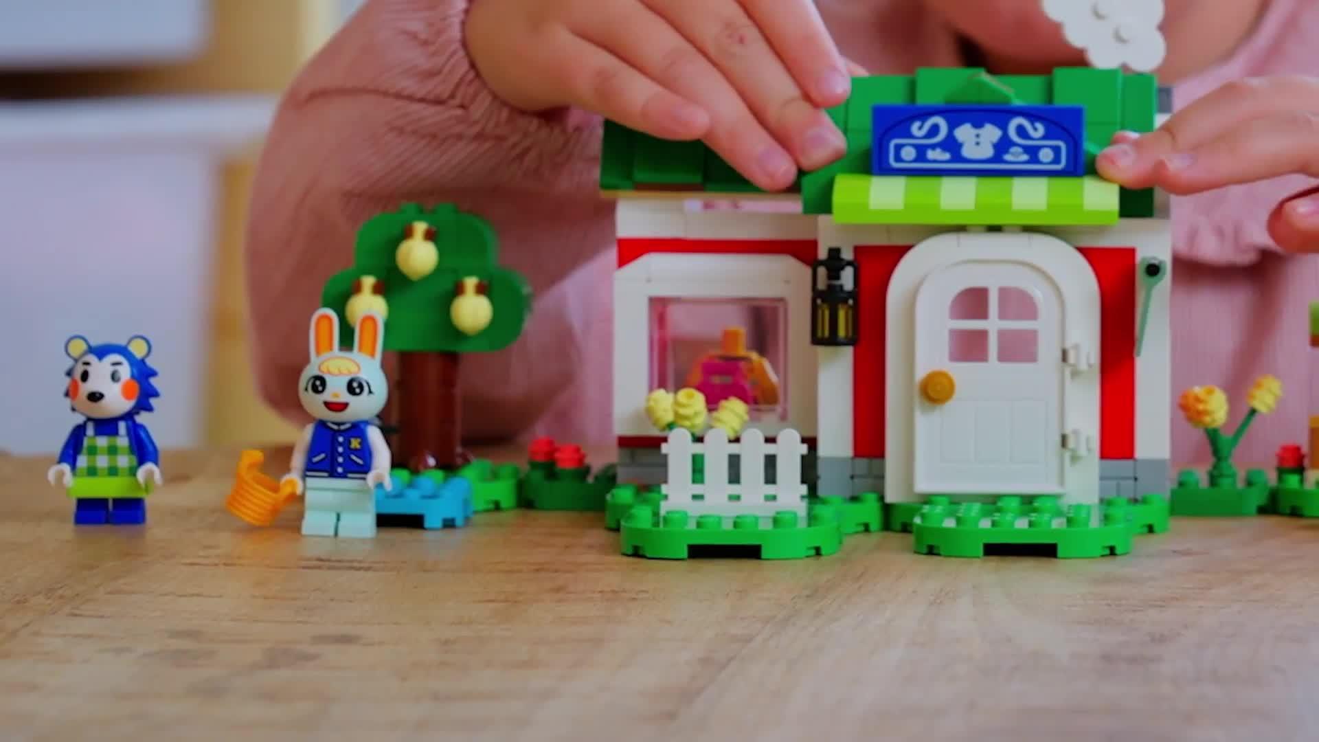 Video of lego-animal-crossing-able-sisters-clothing-shop