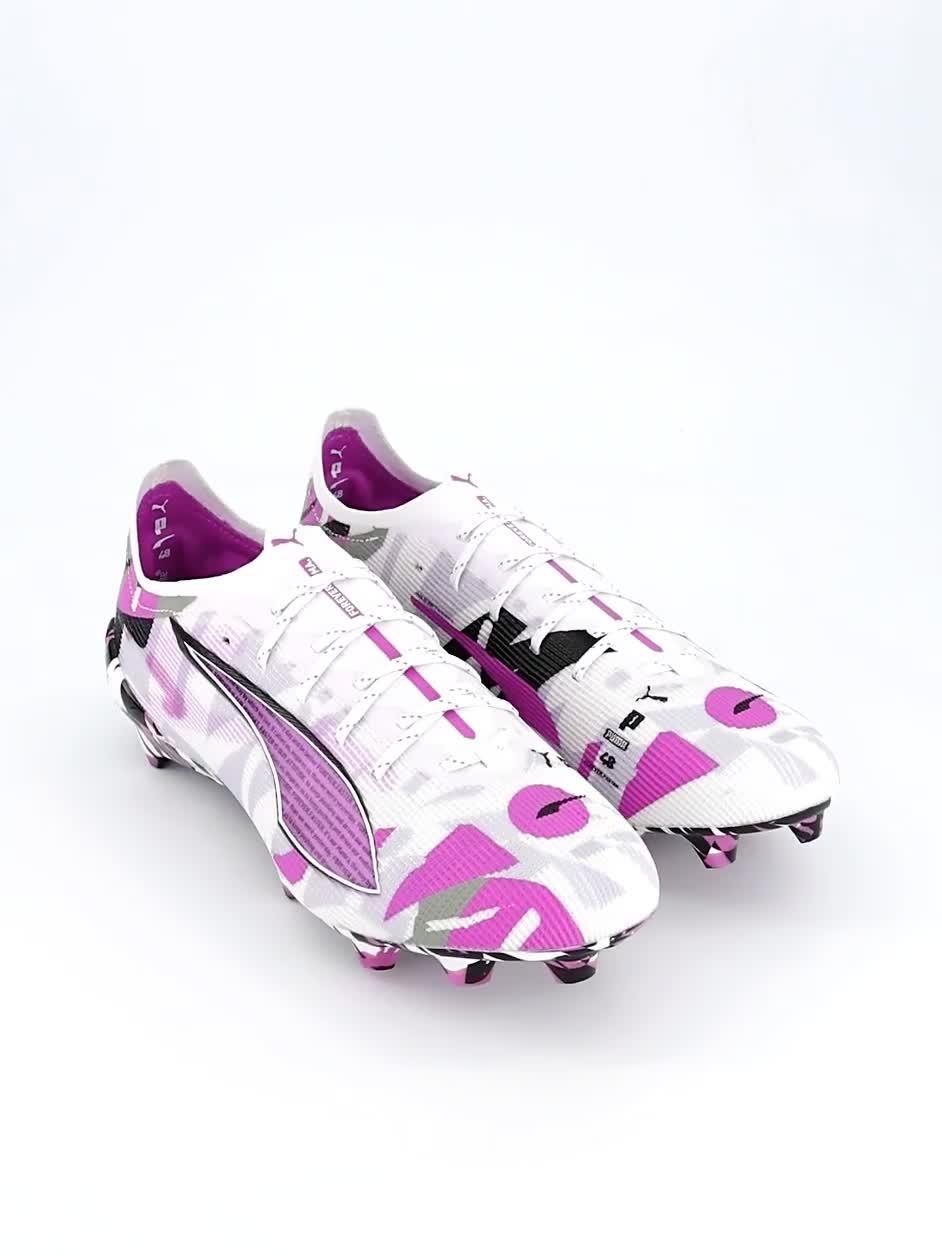 Video of puma-mens-ultra-5-ultimate-forever-firm-ground-football-boots-white