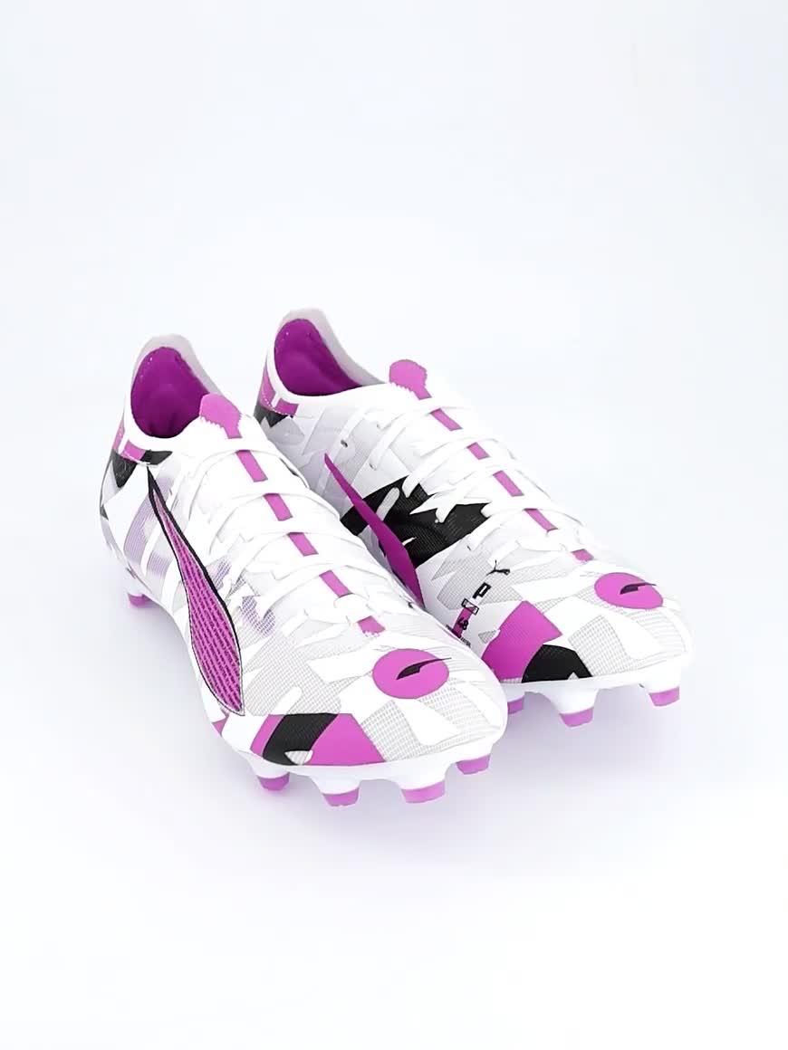 Video of puma-mens-ultra-5-match-forever-firm-ground-football-boots-white