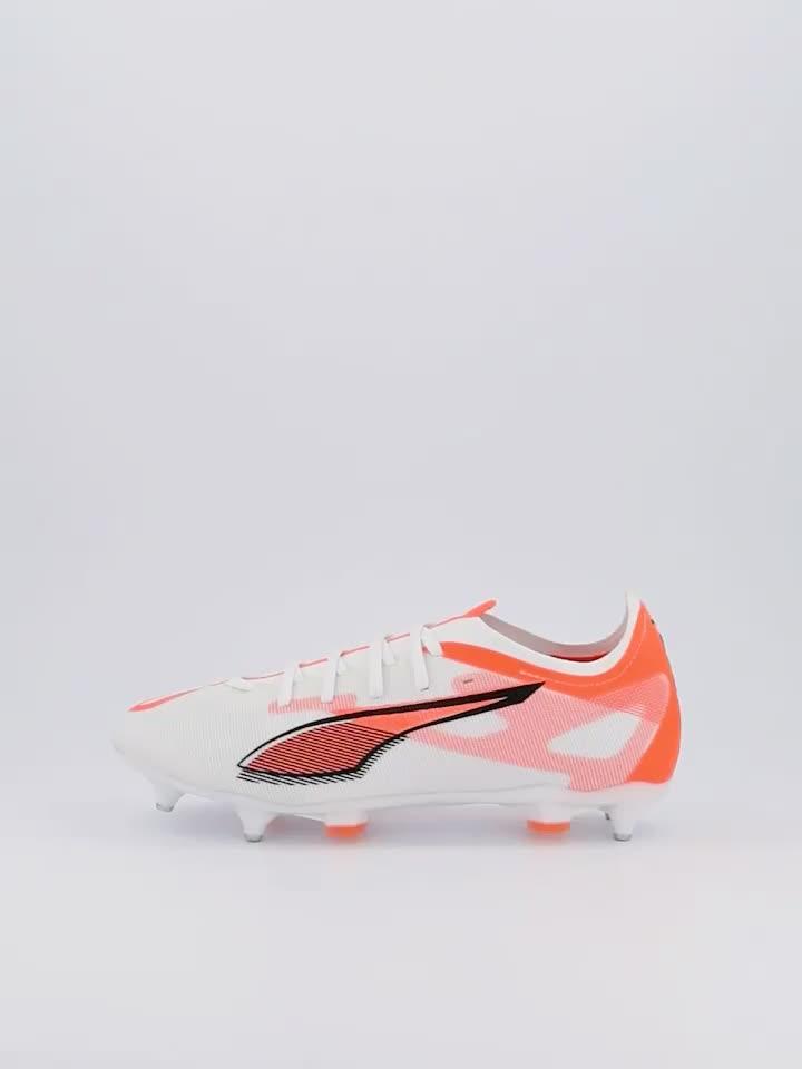 Video of puma-mens-ultra-5-match-soft-ground-football-boots-white