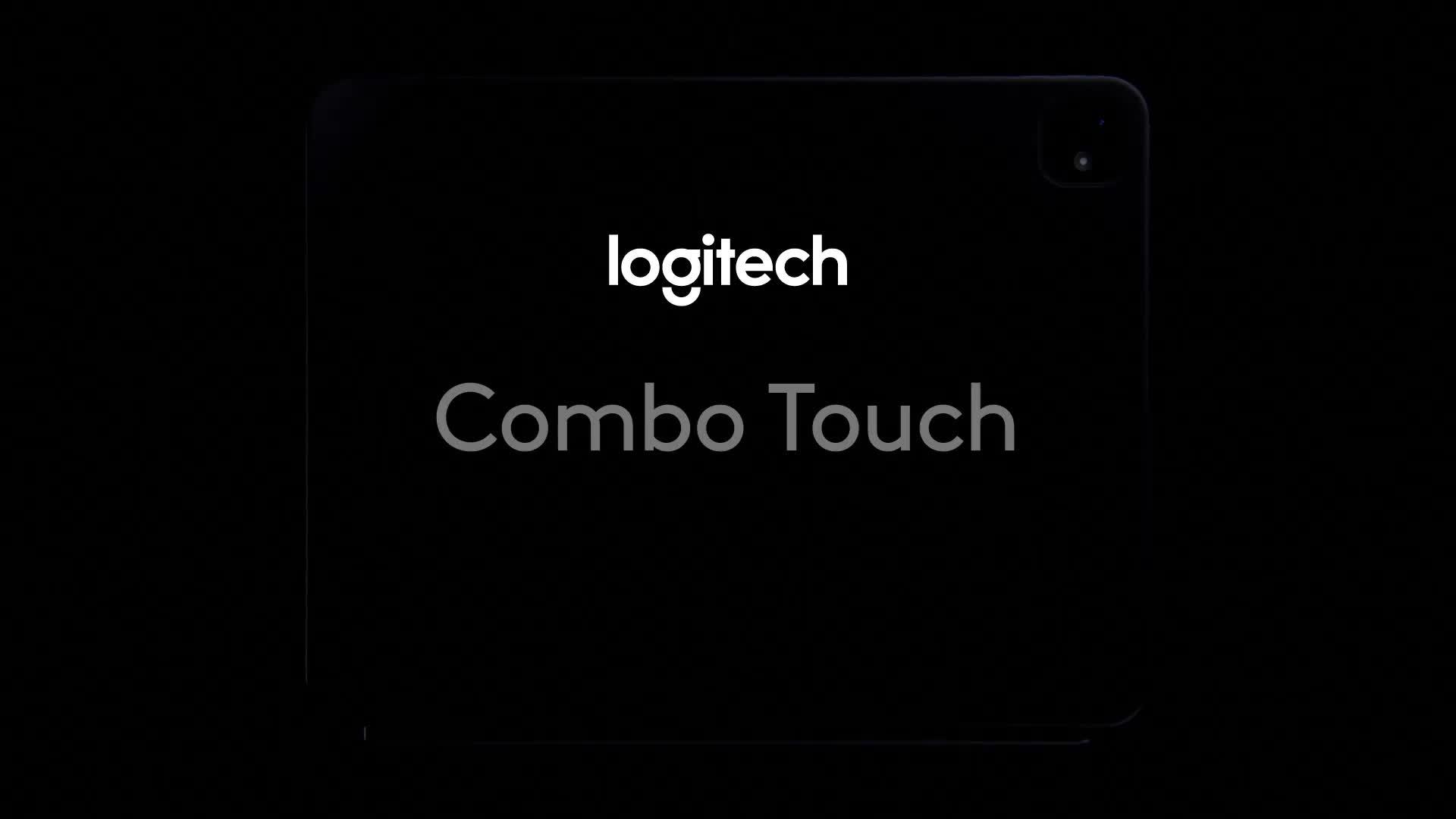 Video of logitech-combo-touch-ipad-pro-13-inch-m42024-keyboard-case-detachable-backlit-keyboard-with-kickstand-multi-use-mode-graphite