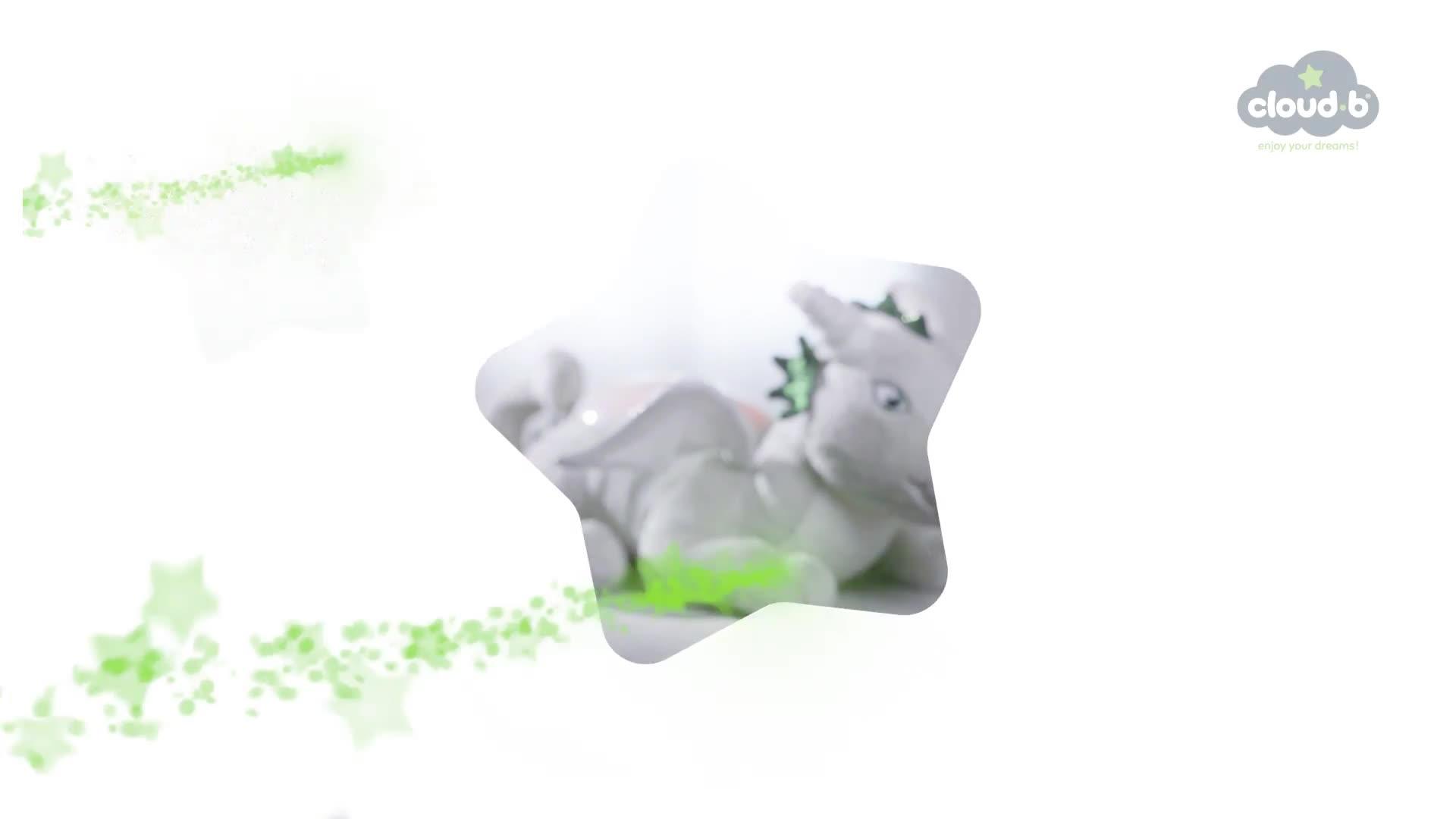 Video of cloudb-twilight-buddies-dragon-night-light-projector-sleeping-aid
