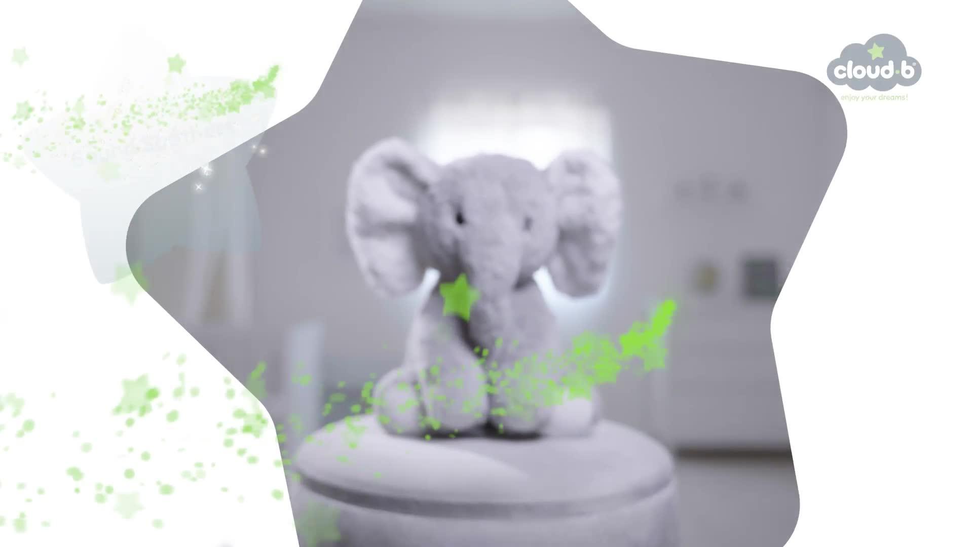 Video of cloudb-tranquil-turtle-aqua-usb-c-rechargeable-nightlight-ocean-projector-sleeping-aid