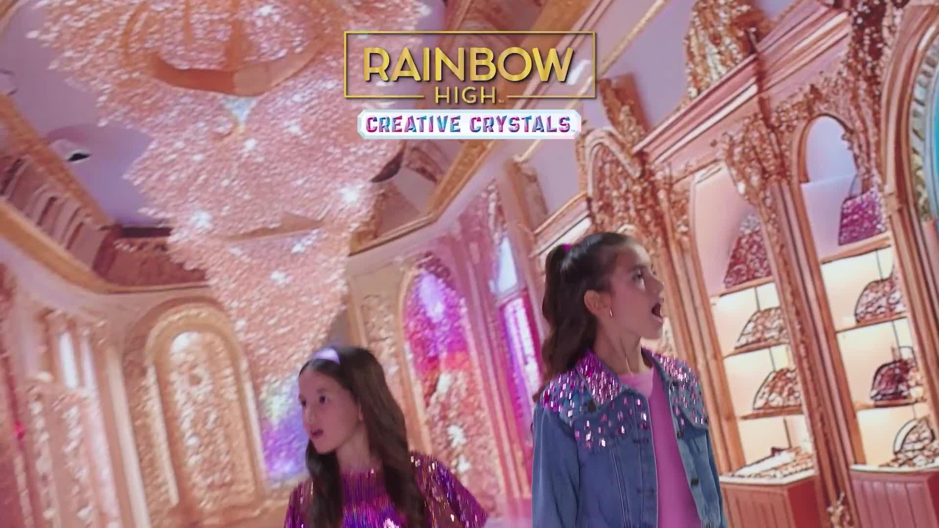 Video of rainbow-high-creative-crystal-fashion-doll--bellanbsppink