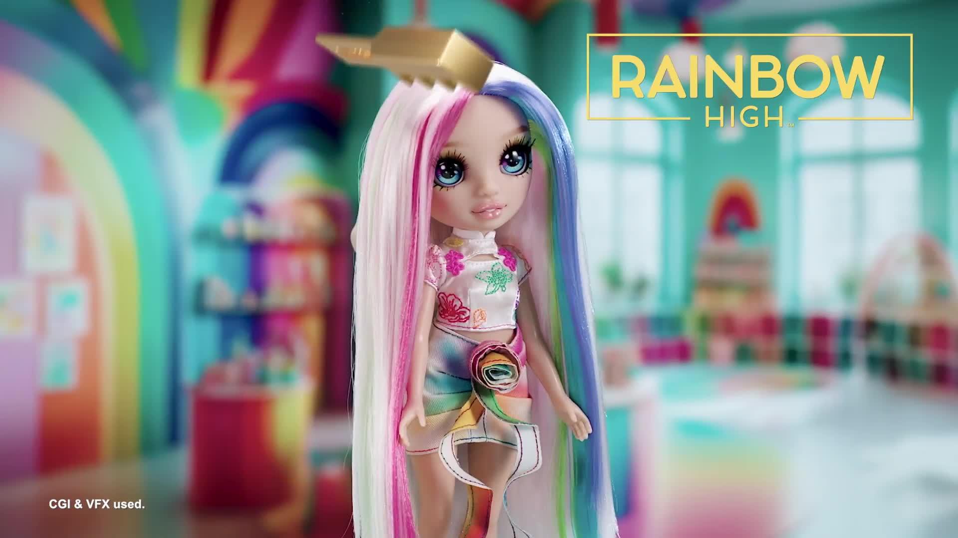Video of rainbow-high-hair-chalk-amp-style-doll--melinenbspgold