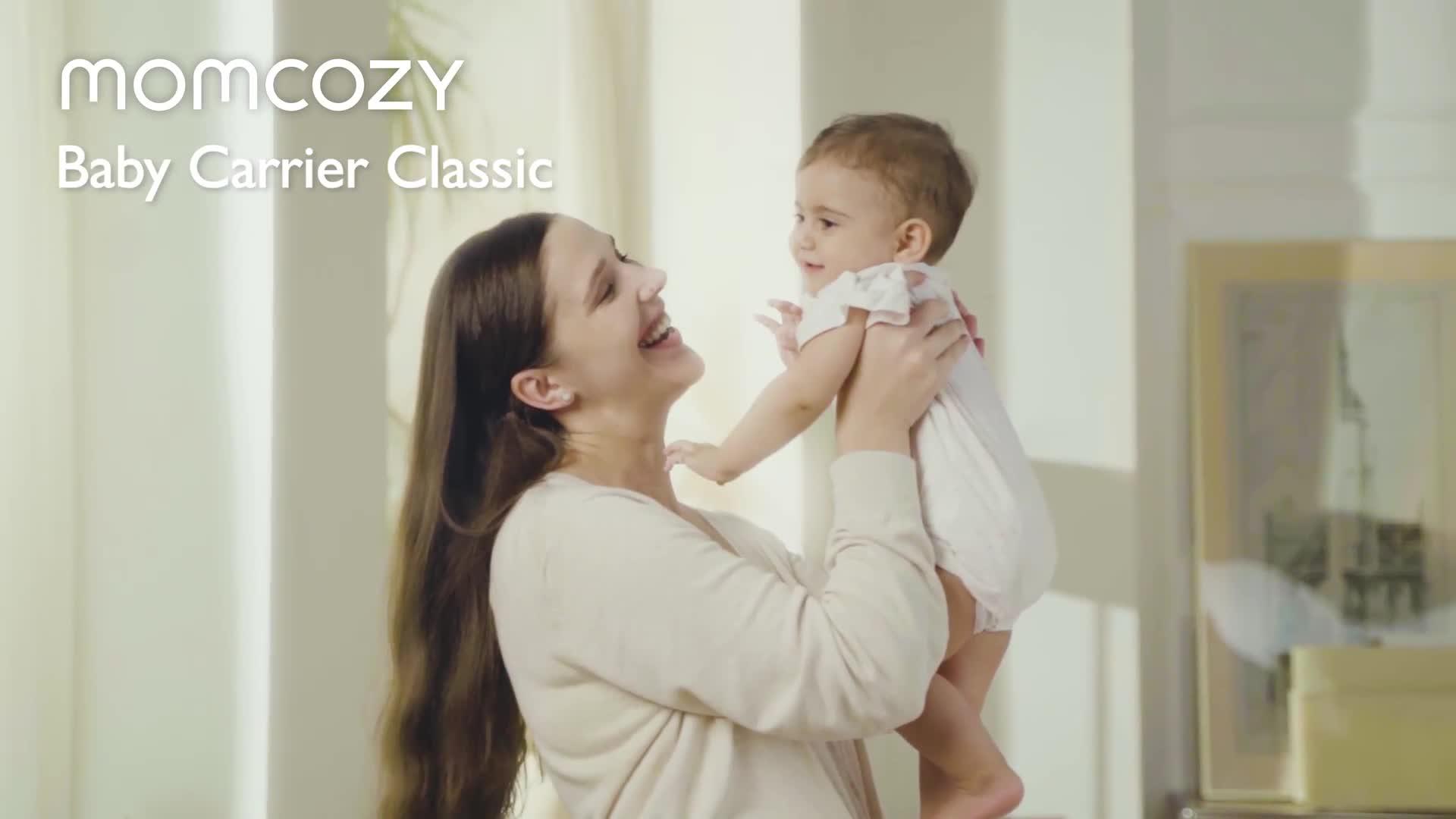Video of momcozy-baby-carrier-newborn-to-toddler-cotton-leopard
