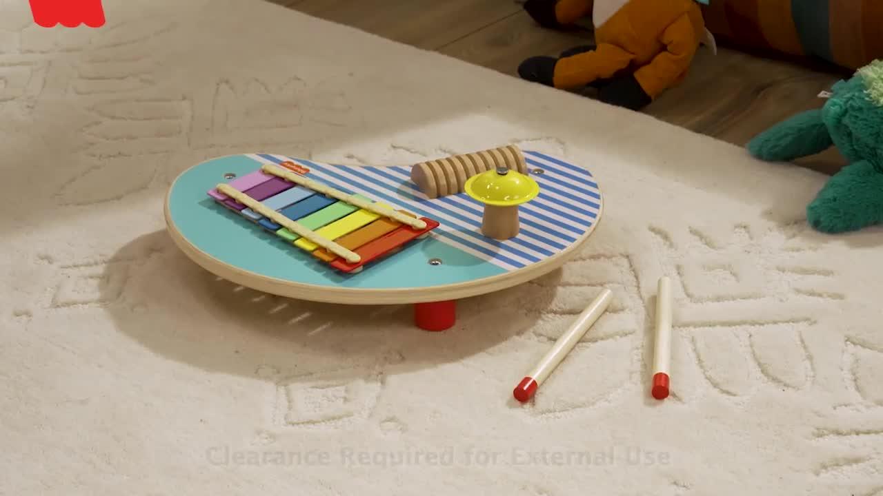 Video of fisher-price-wooden-musical-table-with-percussion-instrument-toys