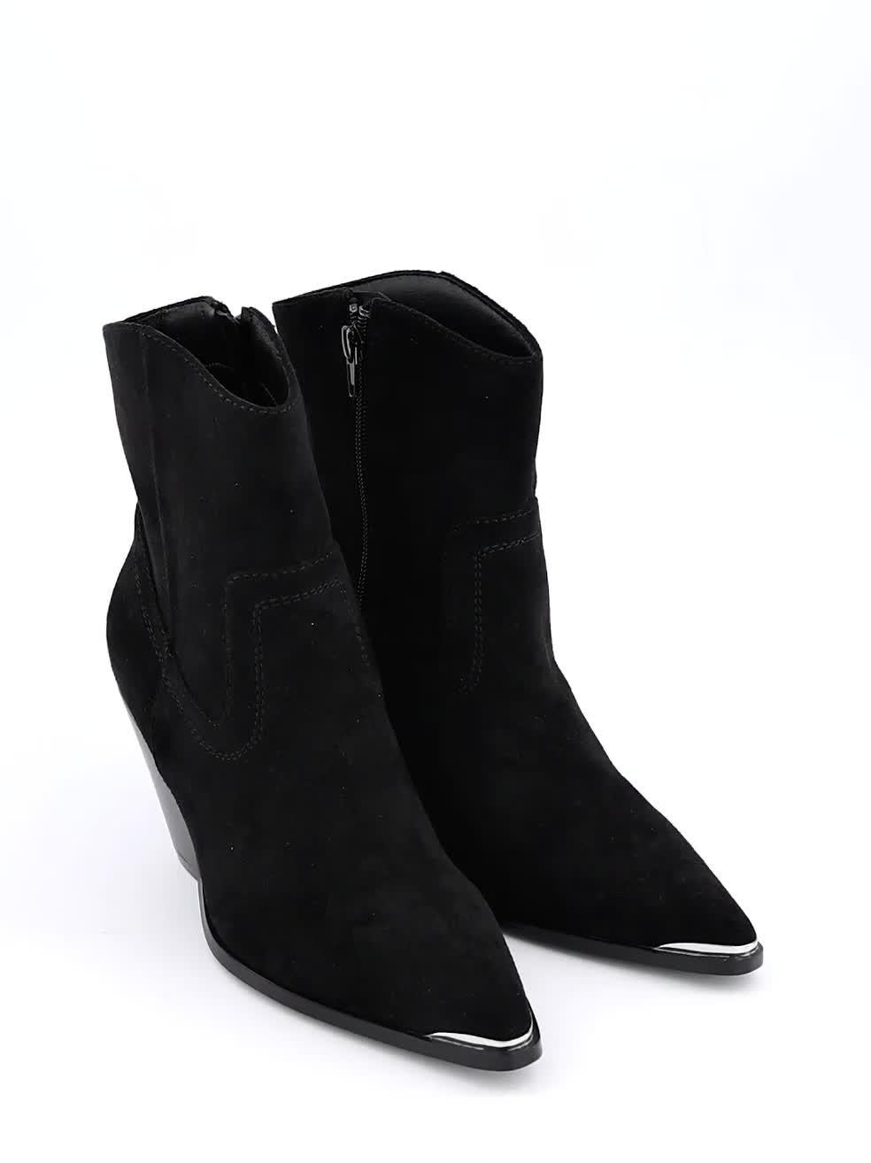Image thumbnail 7 of 7 of V by Very Western Ankle Boot - Black
