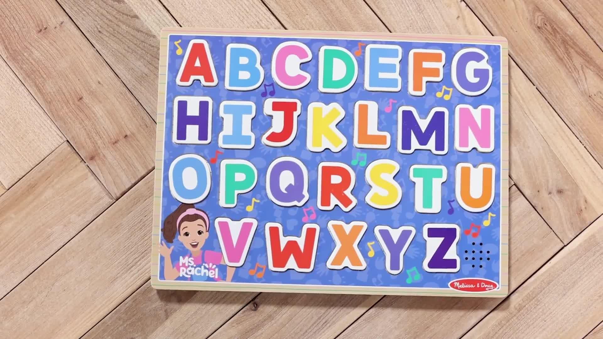 Image thumbnail 8 of 8 of Melissa & Doug Ms. Rachel Alphabet Phonics Puzzle
