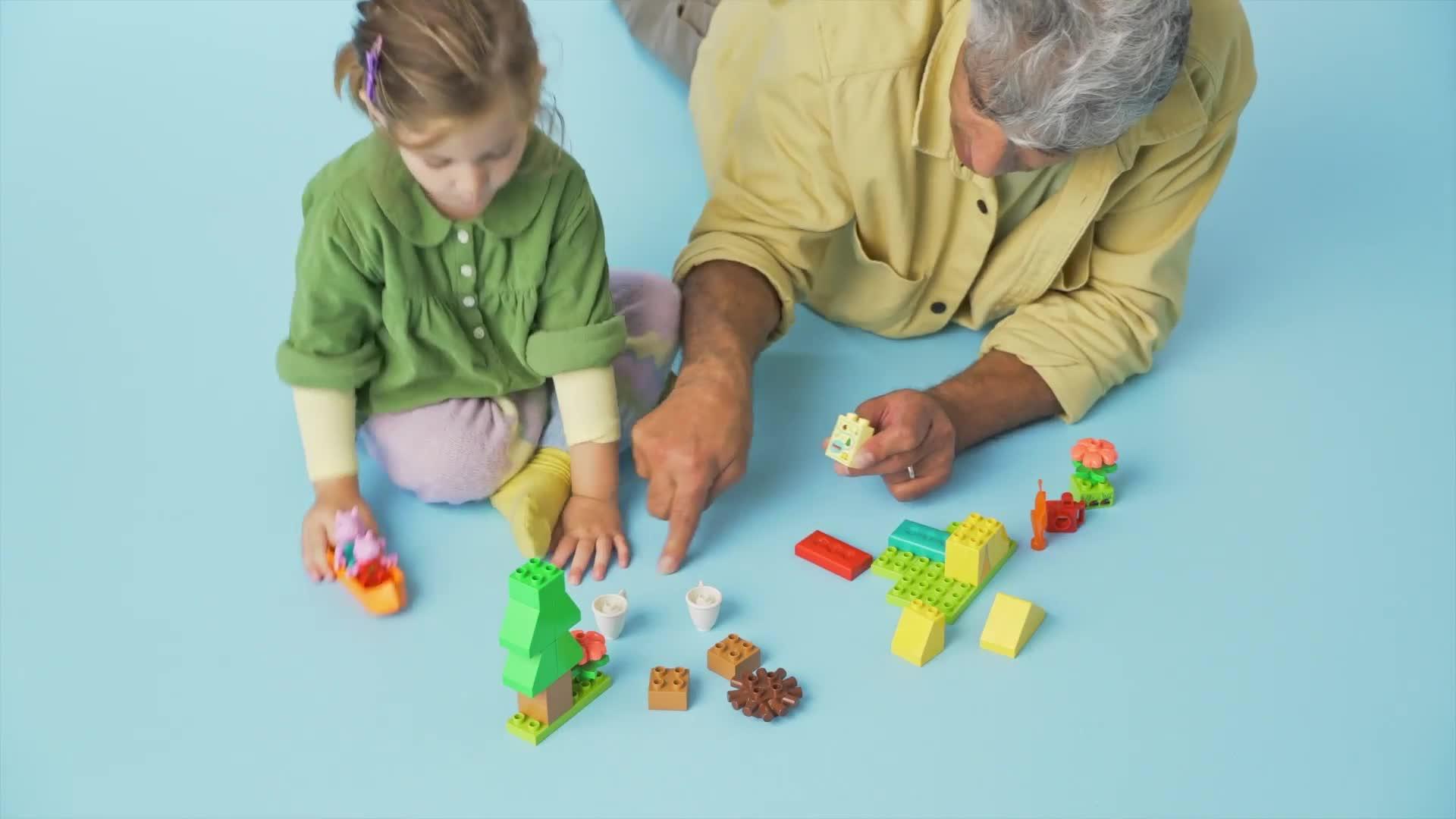 Video of lego-peppa-pig-peppa-pig-camping-trip-building-playset-with-canoe-toy-10452