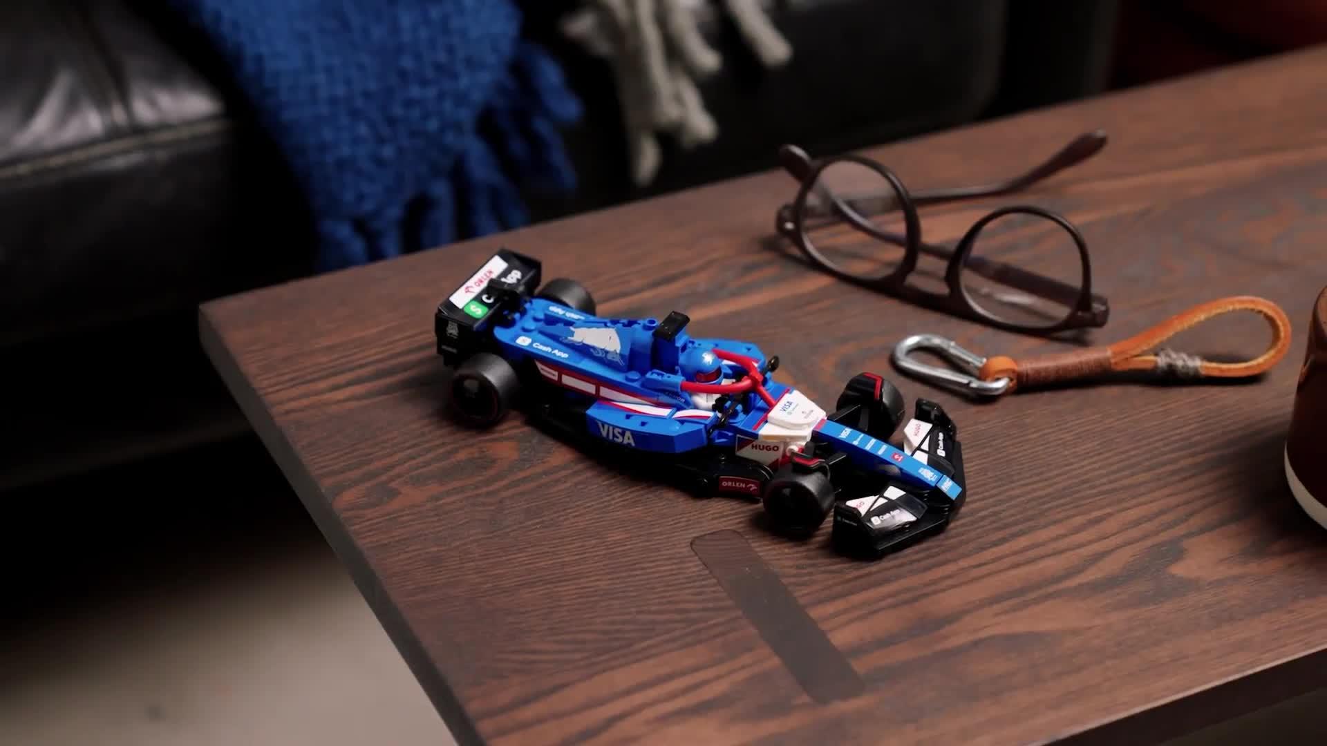 Video of lego-speed-champions-visa-cash-app-rb-vcarb-01-f1-race-car-77246