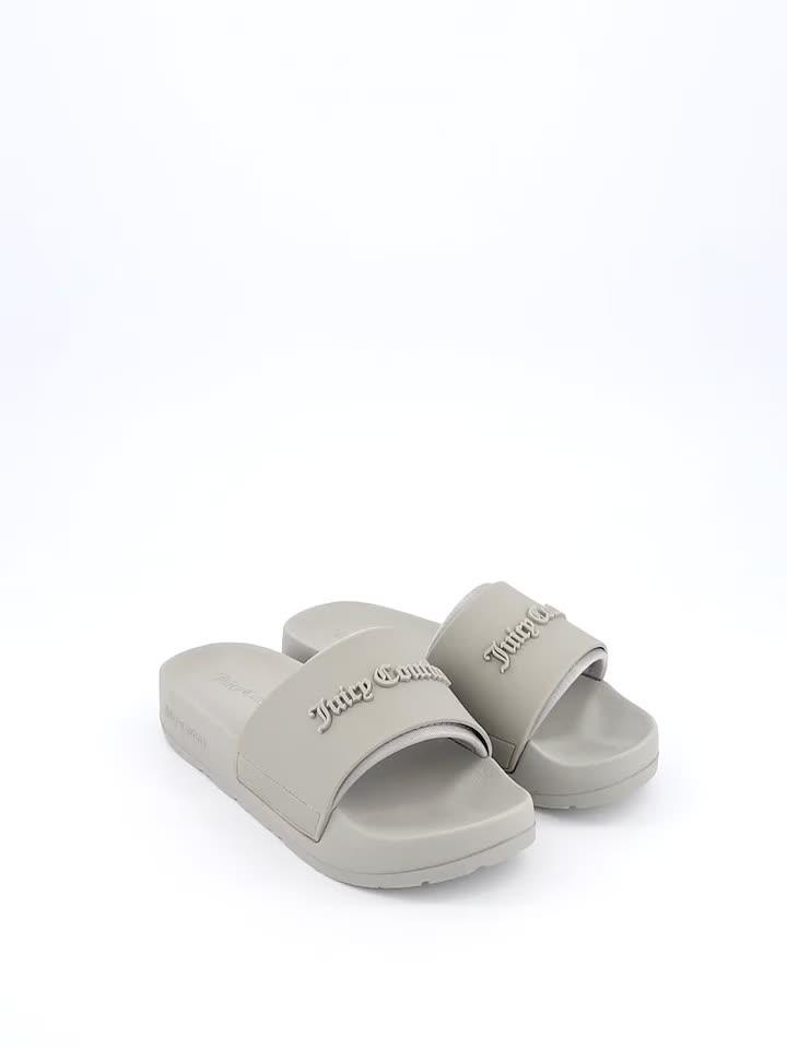 Video of juicy-couture-breanna-stacked-slider-beige