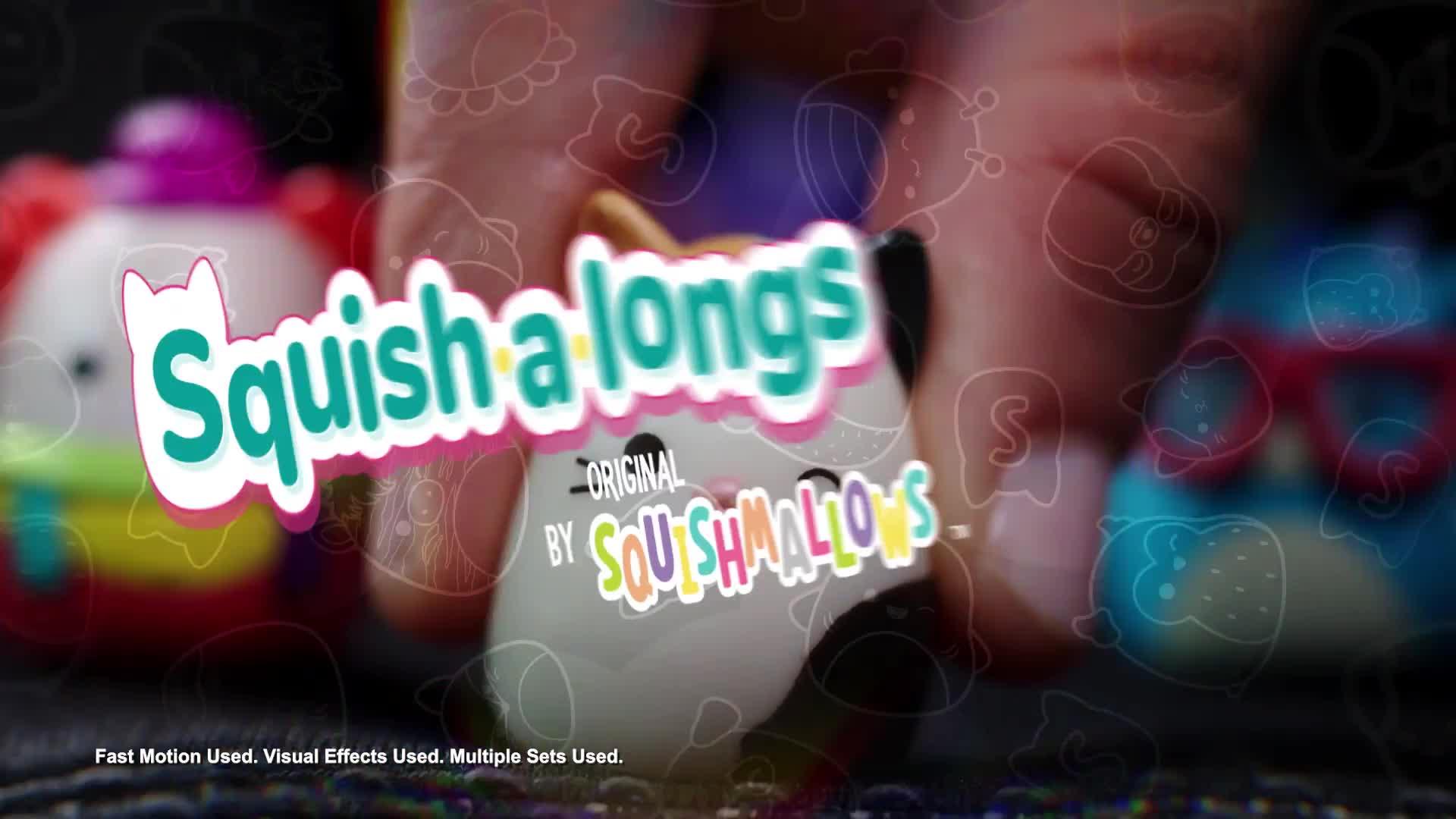 Video of squish-a-longs-by-original-squishmallows-8-pack-style-3-wave-1-1-inch-mini-squish