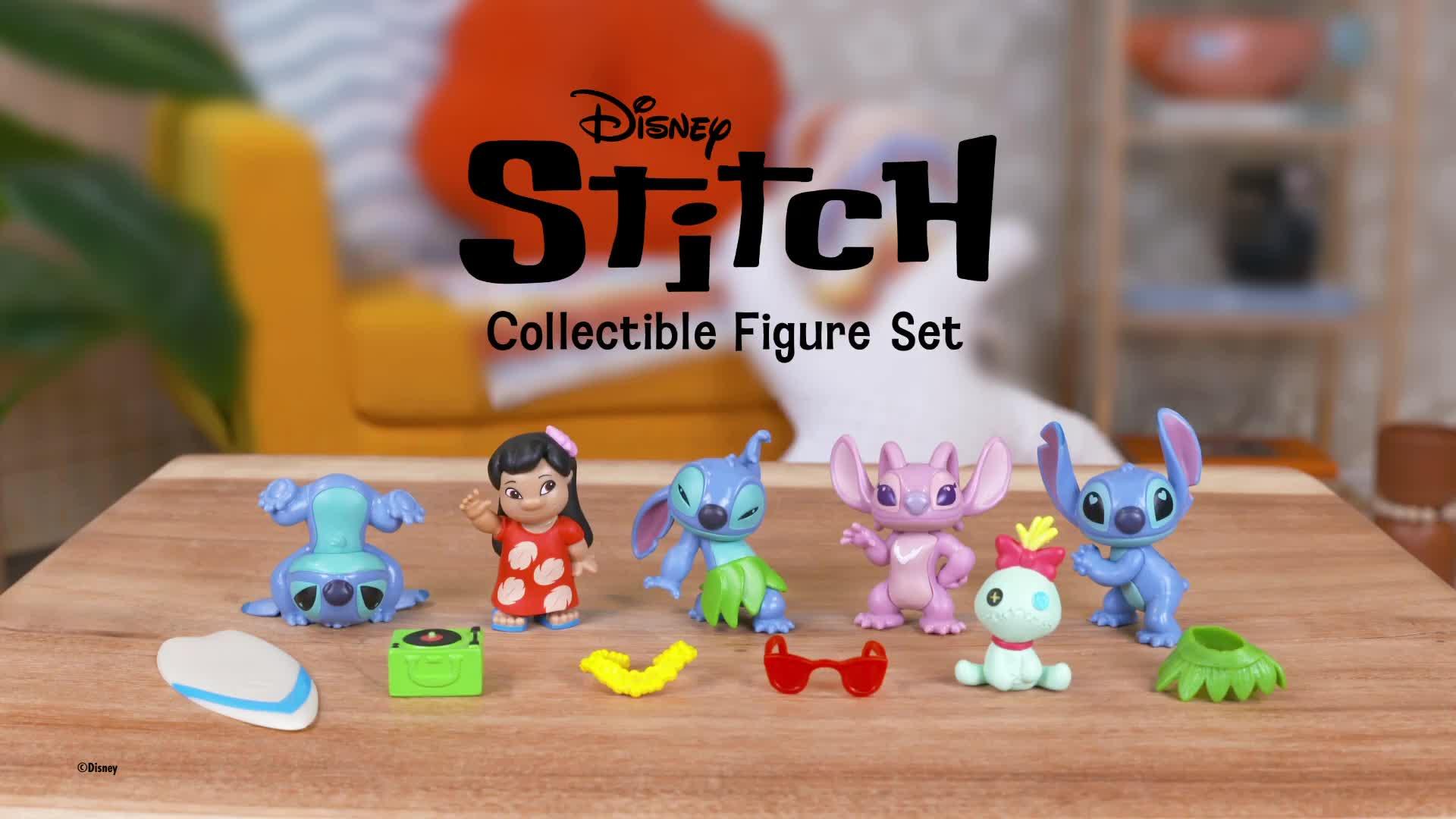Video of disney-stitch-disneynbspstitchnbspcollectible-7-figure-set-with-accessories