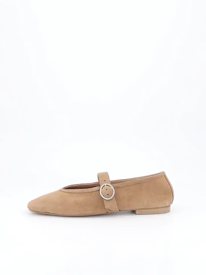 Video of schuh-lavena-mary-jane-ballerina-flatnbsp--beige