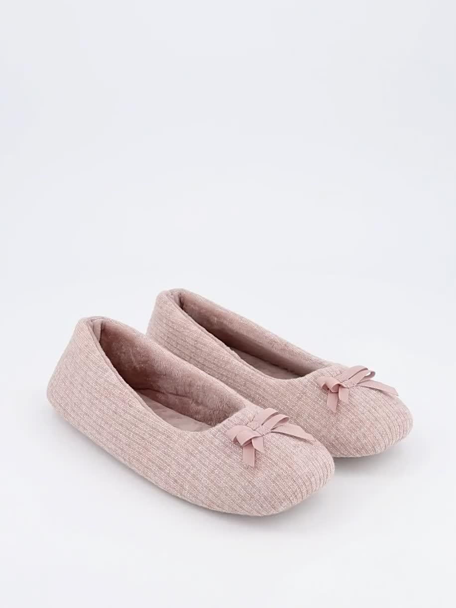 Image thumbnail 7 of 7 of V by Very Glitter Ballerina Slippers - Pink