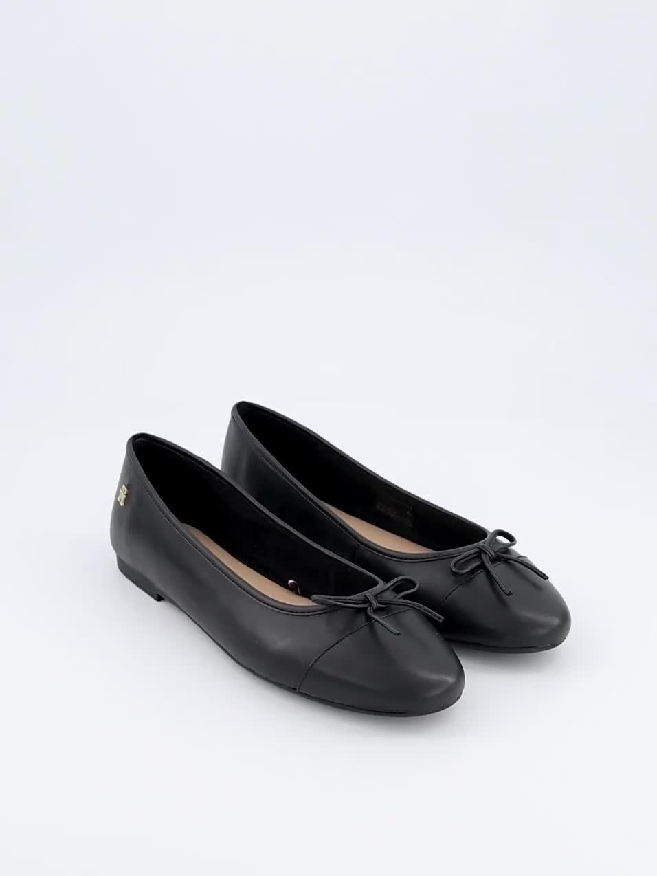 Image thumbnail 6 of 6 of Tommy Hilfiger Leather TH Monogram Ballerinas
