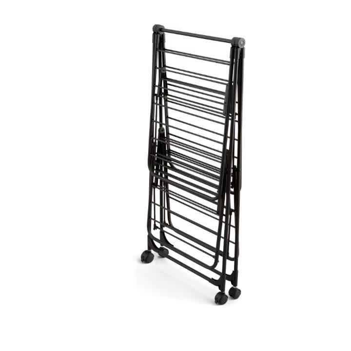 Image thumbnail 7 of 7 of Swan Stealth Jumbo Collapsible Clothes Airer, Black