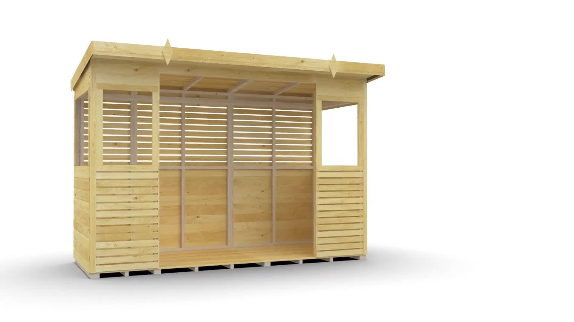 Image thumbnail 5 of 5 of DIY Sheds 10 x 8ft&nbsp;Shiplap Pressure Treated&nbsp;BBQ/Outdoor Kitchen