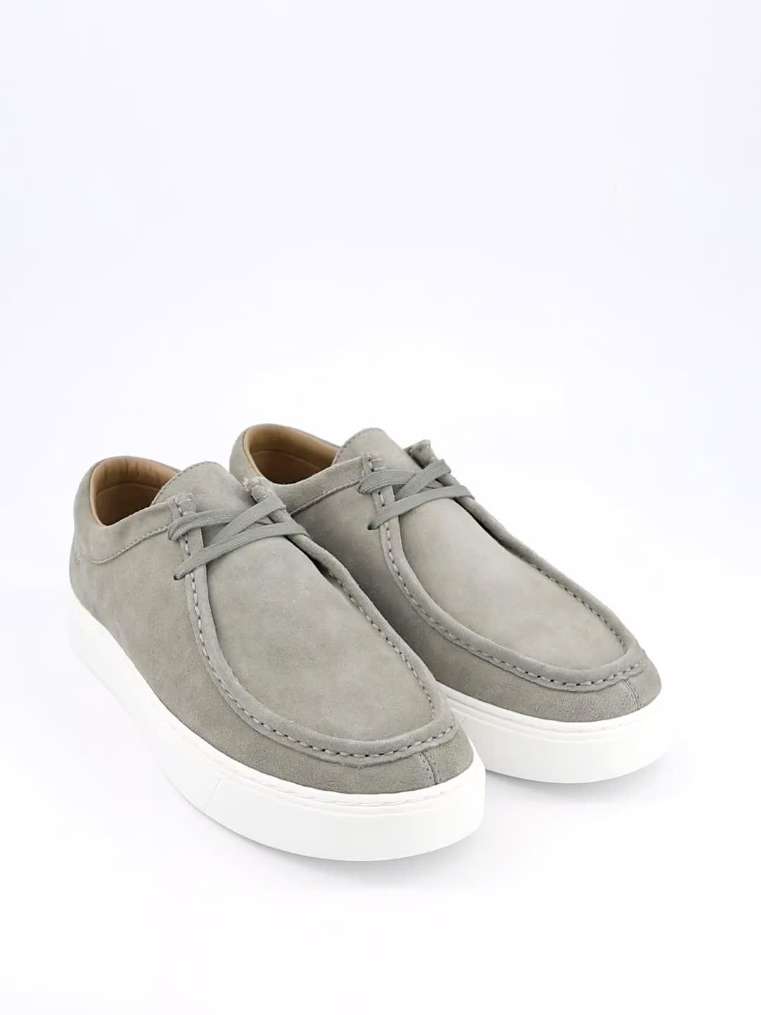 Image thumbnail 7 of 7 of Calvin Klein Suede Apron Moc Casual Lace Up Shoes - Green