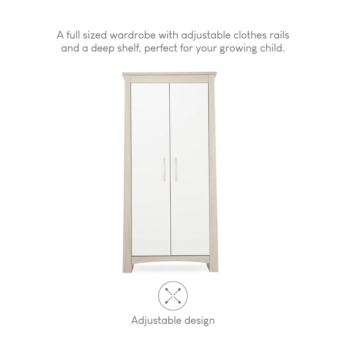 Video of cuddleco-lana-wardrobe-ash-amp-white