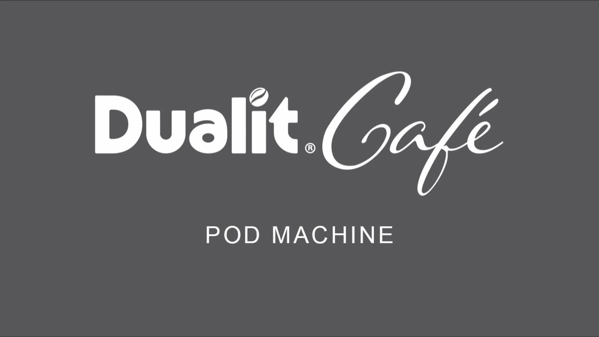 Video of dualit-coffee-pod-machine