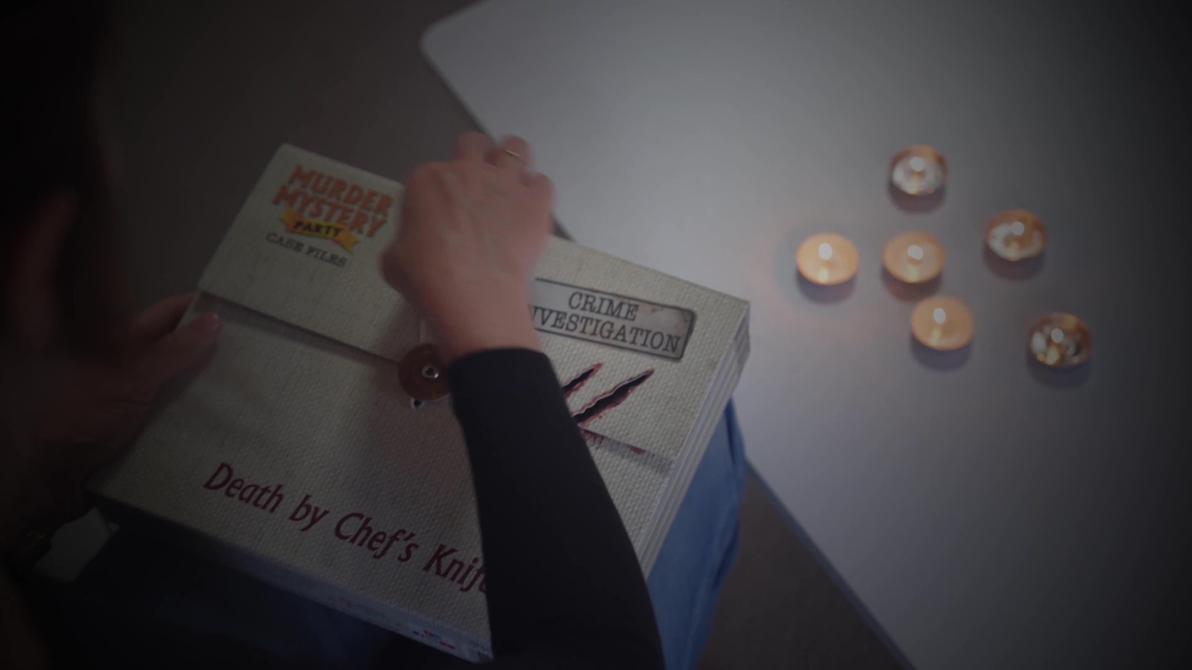 Image thumbnail 5 of 5 of University Games Murder Mystery Case Files - Death by Chef's Knife