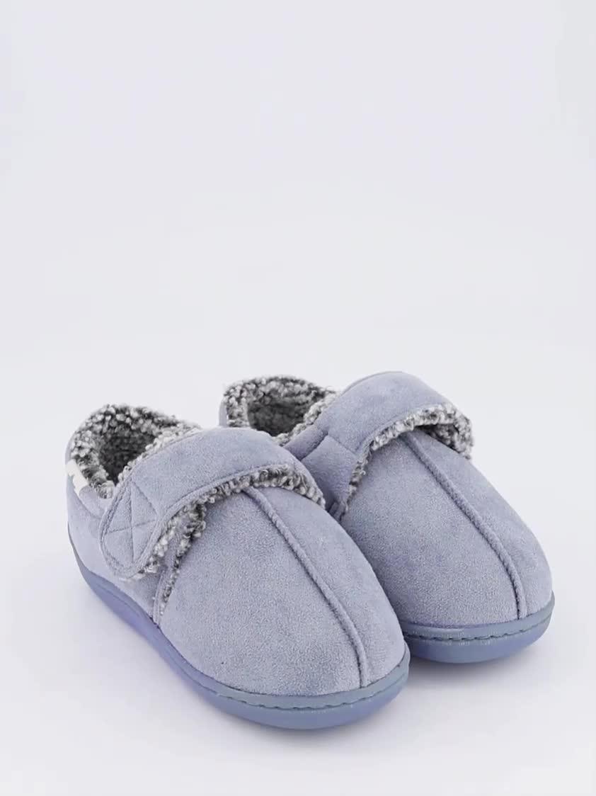 Image thumbnail 7 of 7 of V by Very Younger Boys Touch Strap Slipper - Blue