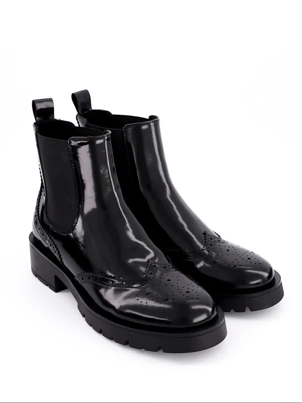 Image thumbnail 7 of 7 of V by Very Brogue Ankle Boot - Black