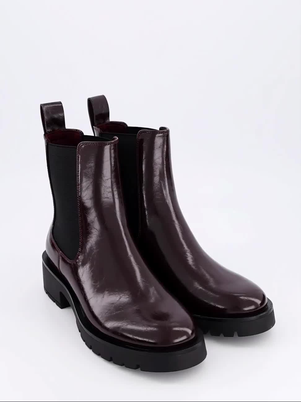 Image thumbnail 7 of 7 of V by Very Chunky Chelsea Ankle Boot - Red